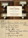 Cover image for The Card Catalog